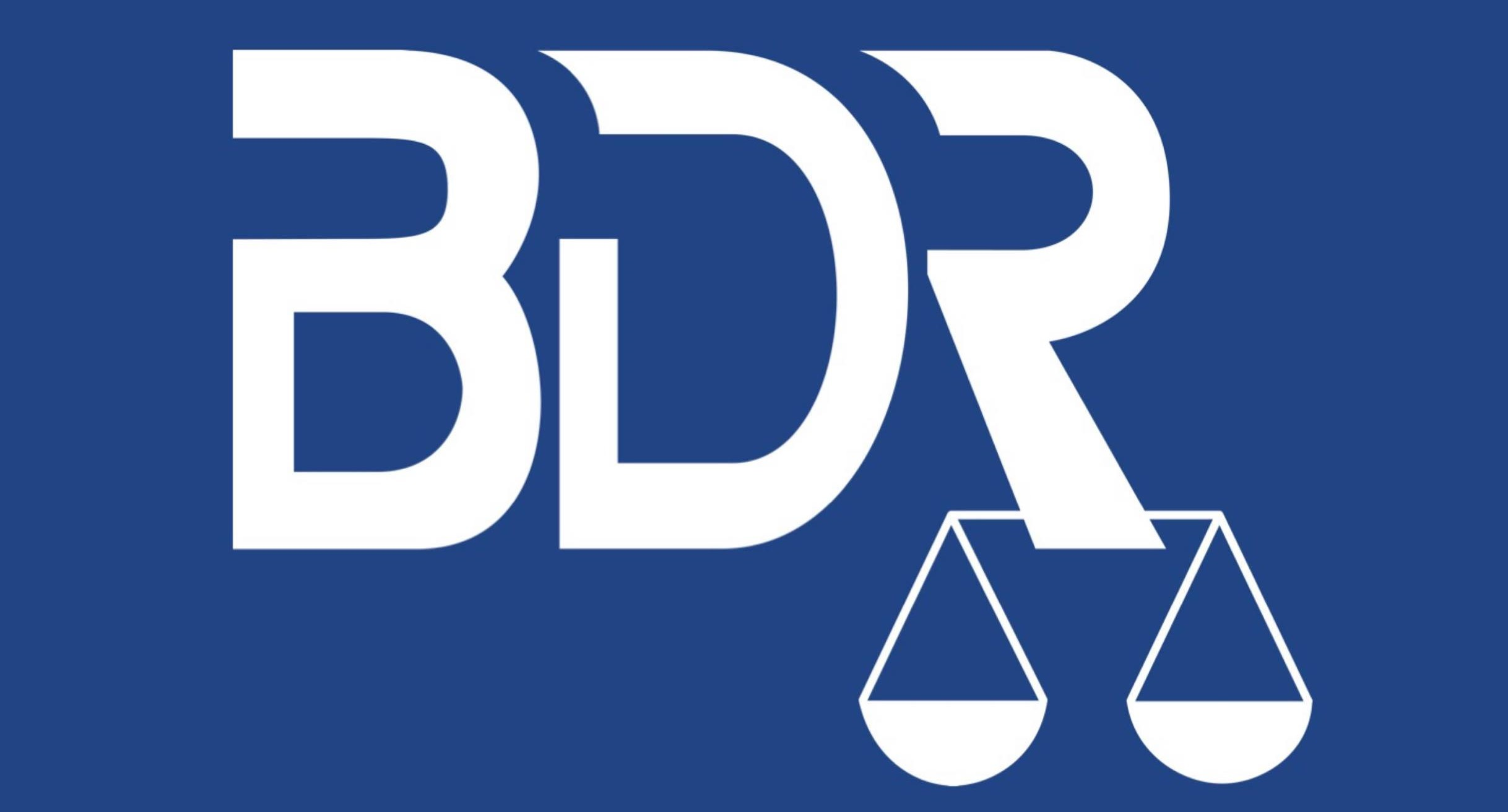 Das Bild zeigt das Logo des Bundes Deutscher Rechtspfleger BDR